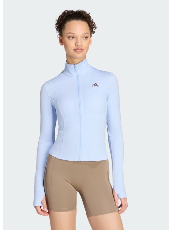 adidas 3-stripes studio zip γυναικεία ζακέτα