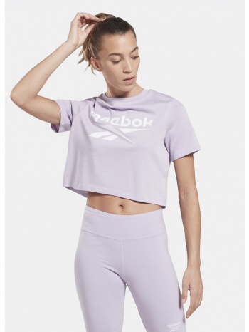 reebok sport identity γυναικείο crop t-shirt
