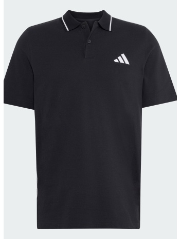 adidas sportswear m essentials 3-stripes pique polo shirt