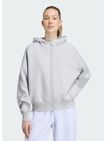 adidas sportswear w soft lux full-zip hoodie