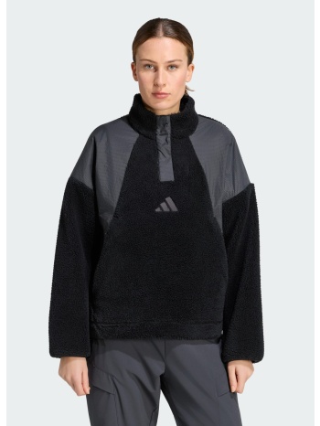 adidas terrex w xploric climawarm high pile snap pullover