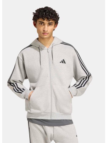 adidas sportswear 3-stripes fleece ανδρική ζακέτα με