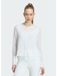 adidas sportswear soft lux sheer γυναικεία μακρυμάνικη μπλούζα (9000280082_11977)