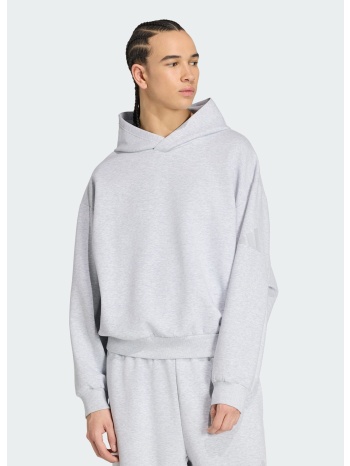adidas sportswear soft lux ανδρική μπλούζα με κουκούλα