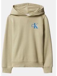 calvin klein small chest monologo παιδικό φούτερ με κουκούλα (9000285394_78375)
