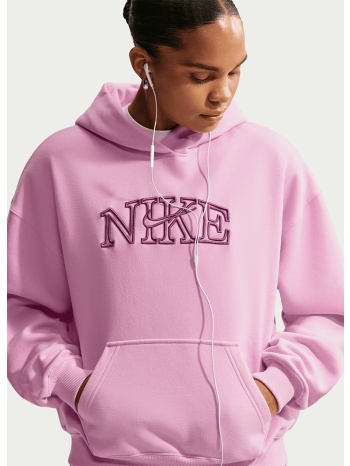 nike studio fleece γυναικεία μπλούζα με κουκούλα