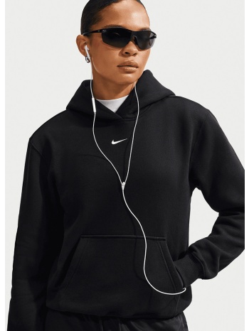nike studio fleece γυναικεία μπλούζα με κουκούλα