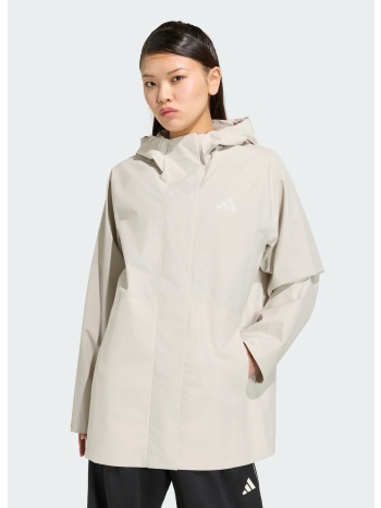 adidas sportswear essentials γυναικείο αδιάβροχο μπουφάν