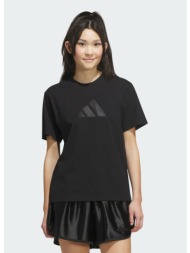 adidas satin‑filled logo graphic γυναικείο t‑shirt (9000280632_1469)