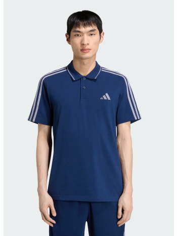 adidas sportswear m essentials 3-stripes pique polo shirt