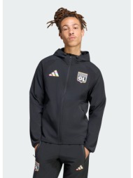 adidas olympique lyonnais fc tiro travel ανδρικό αντιανεμικό μπουφάν προπόνησης (9000297625_1469)