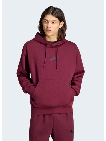 adidas sportswear feelcozy ανδρικό φούτερ με κουκούλα