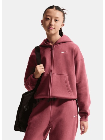 nike sportswear studio fleece παιδική ζακέτα