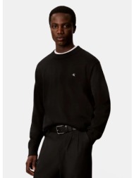 calvin klein classic cotton monogram ανδρικό πουλόβερ (9000293548_1469)
