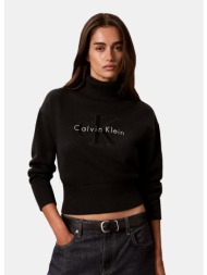 calvin klein w ls logo tneck pullover (9000293480_1469)