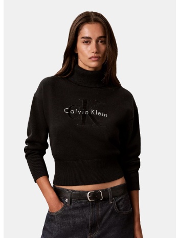 calvin klein w ls logo tneck pullover (9000293480_1469)