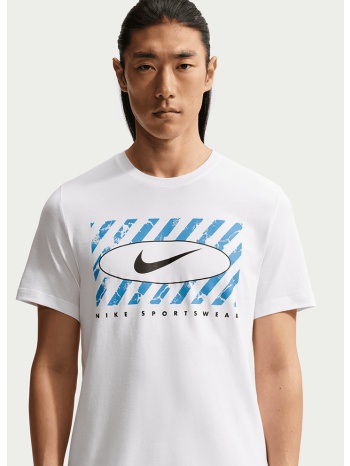 nike sportswear club swoosh ανδρικό t-shirt