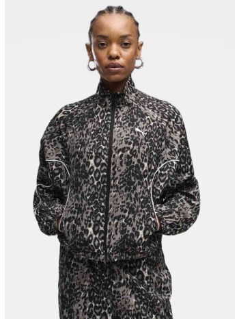 puma sport animal relaxed aop woven γυναικεία ζακέτα
