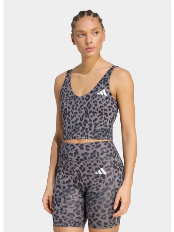 adidas workout essentials leopard print γυναικεία crop top