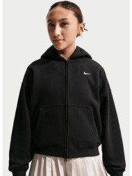 nike sportswear studio fleece oversized full-zip hoodie παιδική ζακέτα (9000275658_13617)