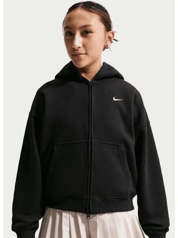 nike sportswear studio fleece oversized full-zip hoodie