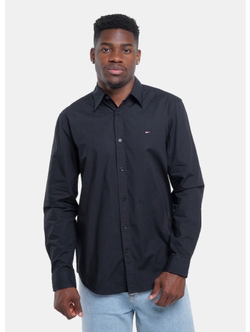 tommy jeans poplin ανδρικό πουκάμισο (9000285367_1469)