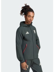 adidas manchester united fc tiro travel ανδρικό αντιανεμικό μπουφάν προπόνησης (9000297864_98626)