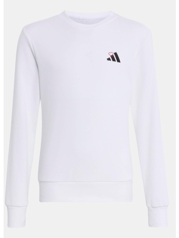 adidas sportswear heart παιδική μακρυμάνικη μπλούζα