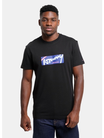 tommy jeans signature ανδρικό t-shirt (9000293519_1469)