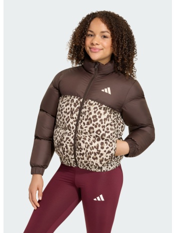 adidas sportswear animal print παιδική ζακέτα