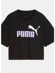 puma ess logo παιδικό crop top (9000288724_97103)