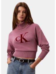 calvin klein w ls logo tneck pullover (9000293475_97779)