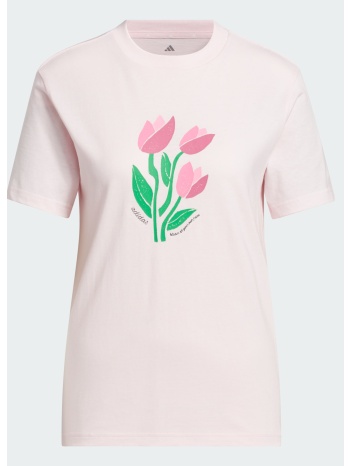adidas floral bloom at your own pace graphic γυναικείο