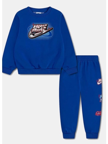nike sportswear brand mark fleece crew set παιδικό σετ