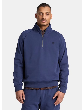 timberland m tree embroidered logo 1/4 zip lb sw