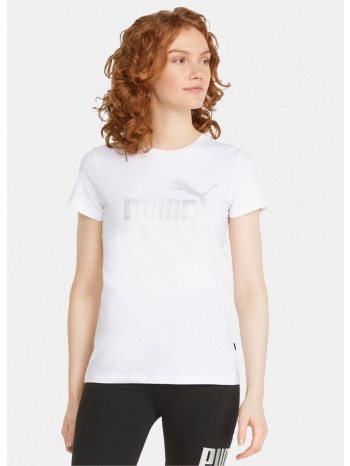 puma ess+ metallic logo γυναικείο t-shirt (9000139315_62329)