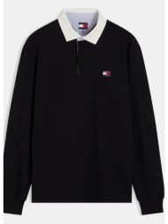tommy jeans badge ανδρική μακρυμάνικη μπλούζα (9000293522_1469)