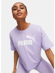 puma esssentials γυναικείο cropped t-shirt (9000138842_67471)