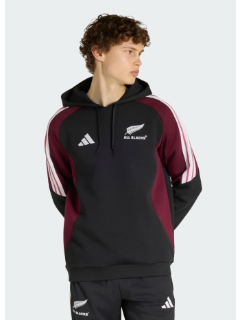 adidas all blacks ανδρικό φούτερ με κουκούλα