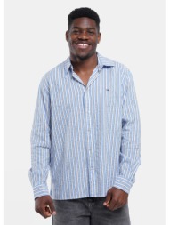 tommy jeans seersucker stripe ανδρικό πουκάμισο (9000271016_93515)