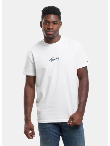 tommy jeans regular signature play ανδρικό t-shirt