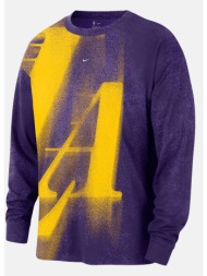nike los angeles lakers anthem ανδρική μακρυμάνικη μπλούζα (9000287716_36408)