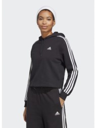 adidas essentials 3-stripes french terry crop hoodie (9000134340_22872)