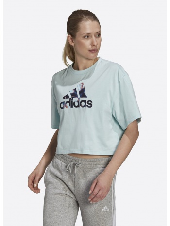 adidas performance you for you cropped γυναικείο t-shirt