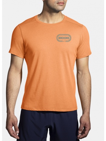 brooks distance short sleeve 2.0 ανδρικό t-shirt