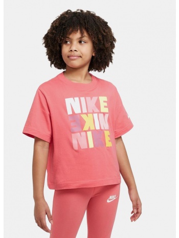 nike sportswear boxy print παιδικό t-shirt