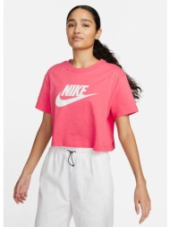nike sportswear essential γυναικείο cropped t-shirt (9000128843_33270)