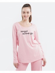 target logo ``active`` γυναικεία μπλούζα με μακρύ μανίκι (9000093180_010)