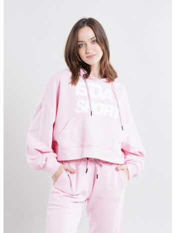 body action women`s oversized cropped hoodie