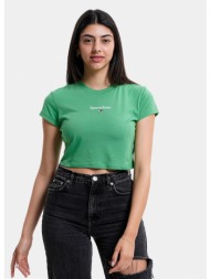 tommy jeans essential γυναικείο cropped t-shirt (9000142707_68270)